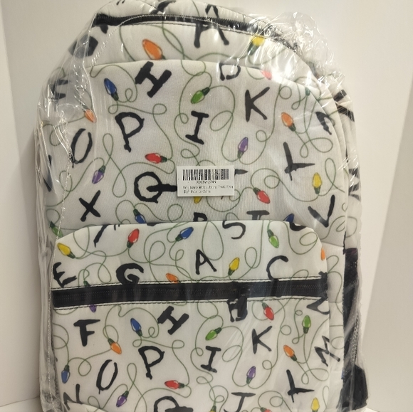 Letters Light Backpack Casual Strong Soft School Bookbag Or Travel backpack.New - Picture 1 of 5